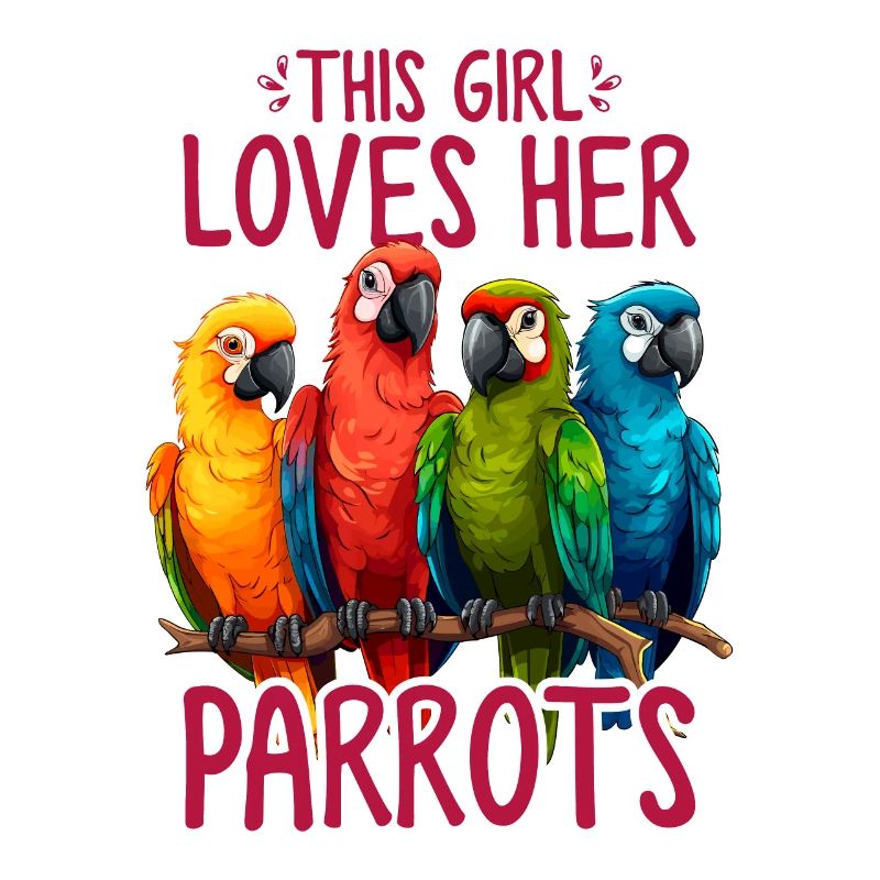 Perroquet Dames Oiseaux Perroquet Maman Drôle Perroquet Oiseau