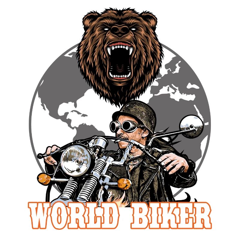 Cycliste du monde. Globe-trotter. Voyageur.