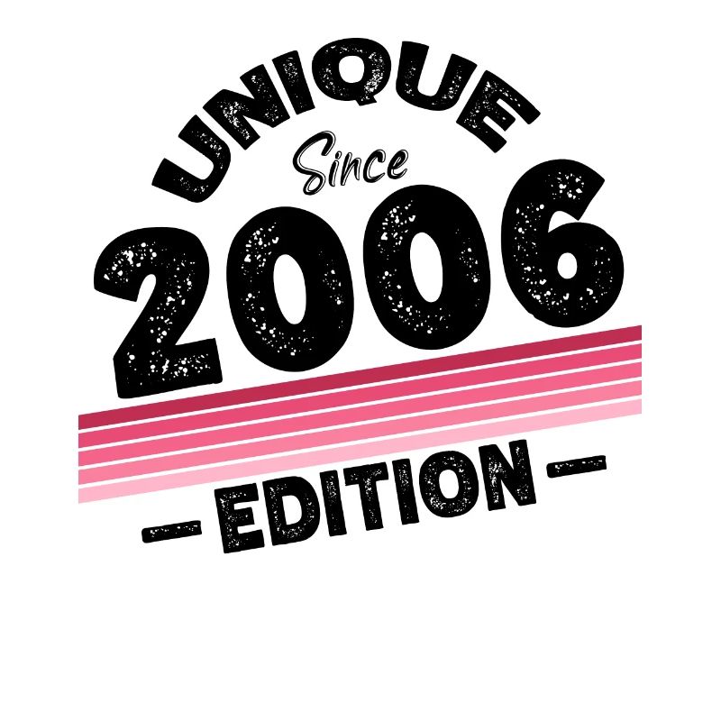 Unique Since 2006 Edition Birthday Vintage 2006