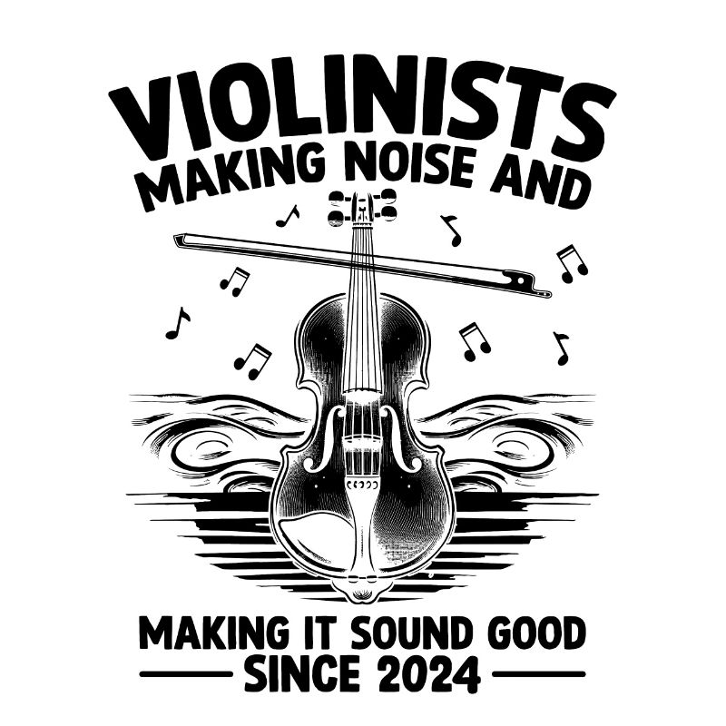 Les violonistes font du bruit et le font sonner bien