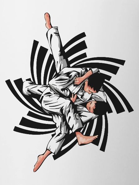 black judo hold