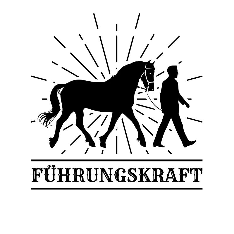Führungskraft Pferd Reiten Geschenkidee Lustig