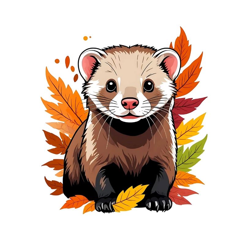 Cute ferret