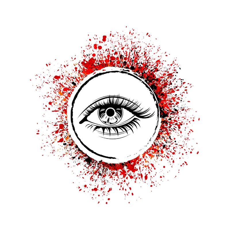 Augen symbol Wimpern