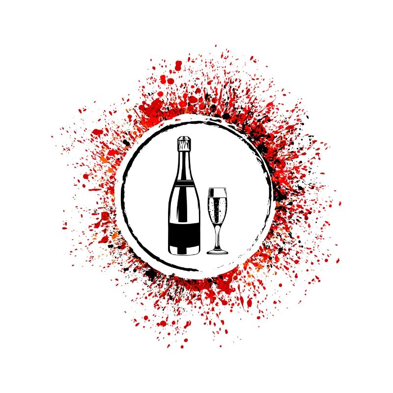 Bottle Glass Party Symbol
