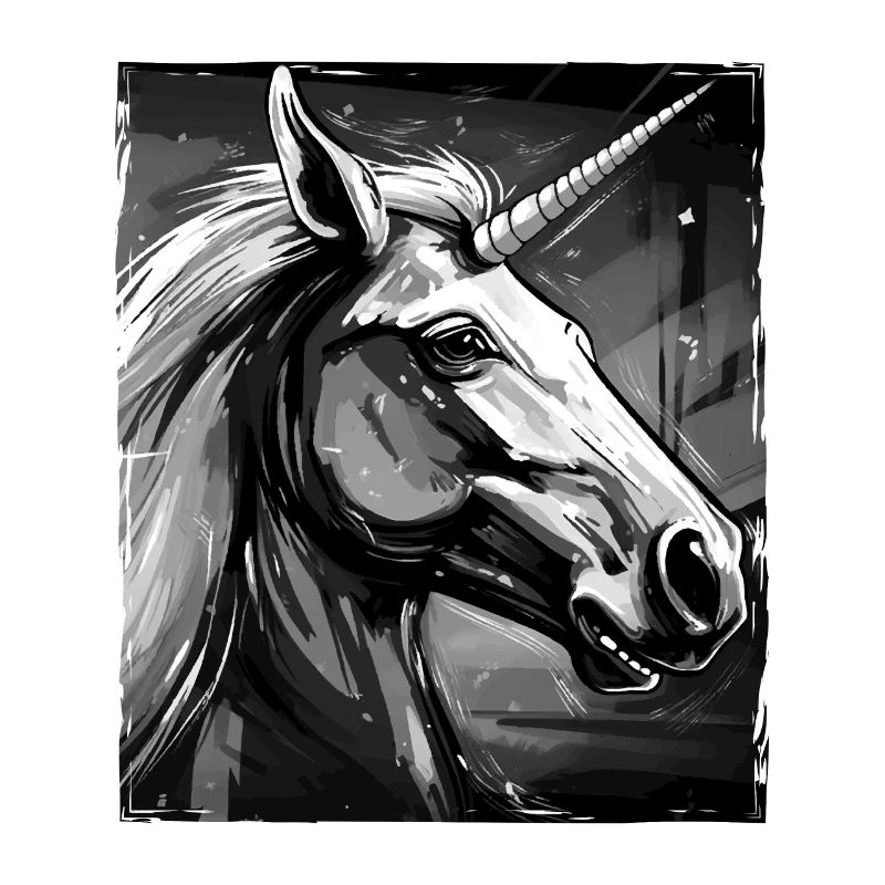 Portrait de licorne