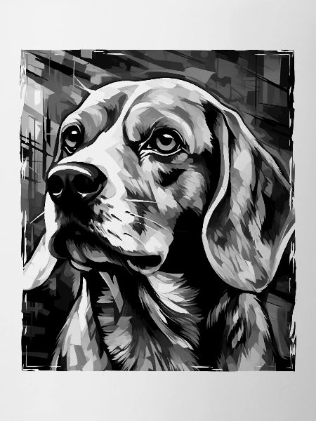 Beagle Dog Portrait