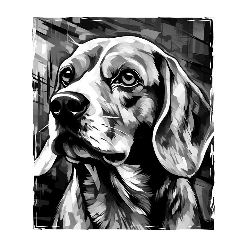 Beagle Dog Portrait