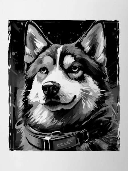 Husky Dog Portrait