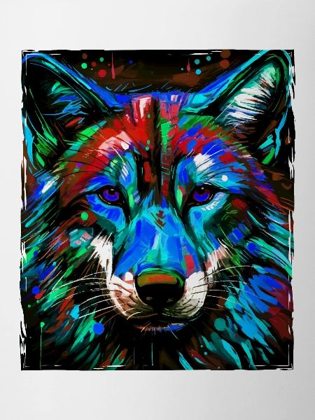 Portrait de loup