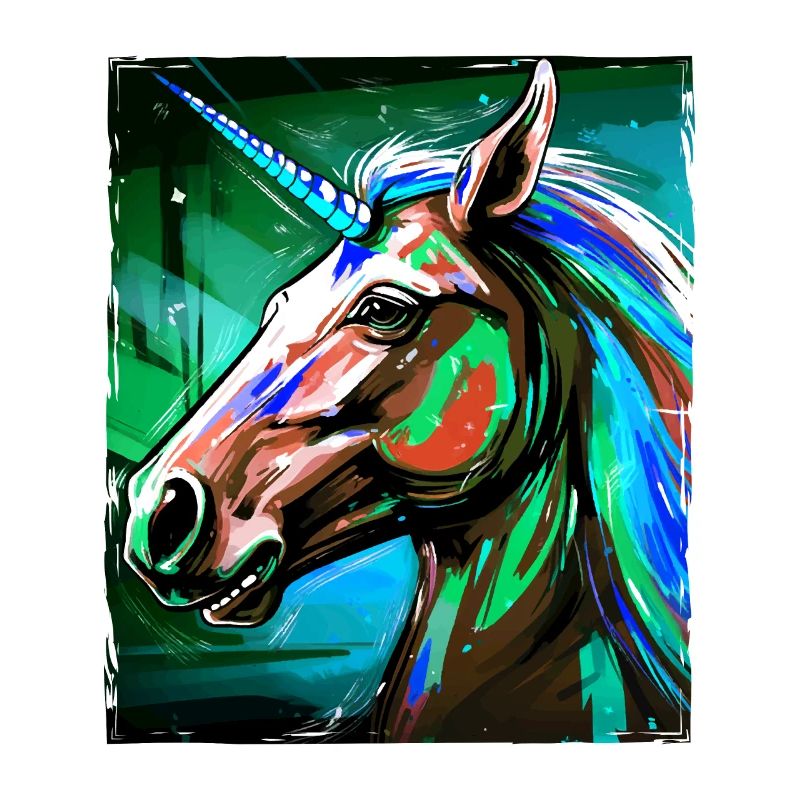 Einhorn Porträt