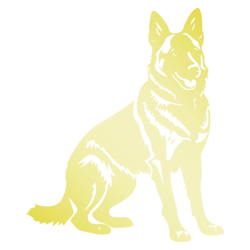 German Shepherd Hund Silhouette