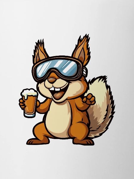 Squirrel Après Ski Beer Comic