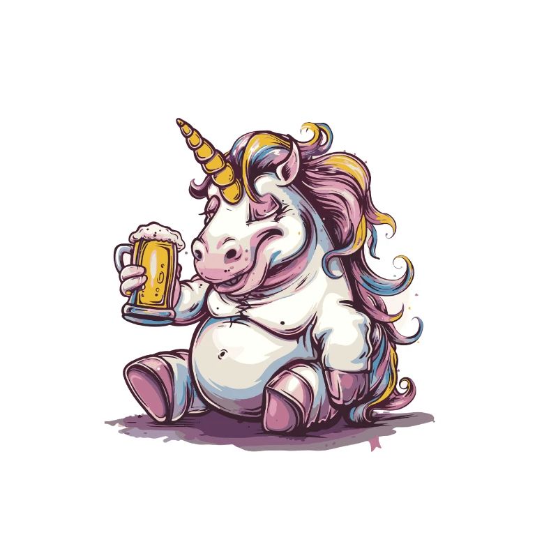 Einhorn Bier Lustig