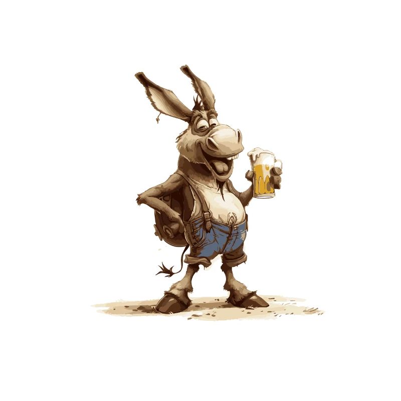 Donkey Beer Funny