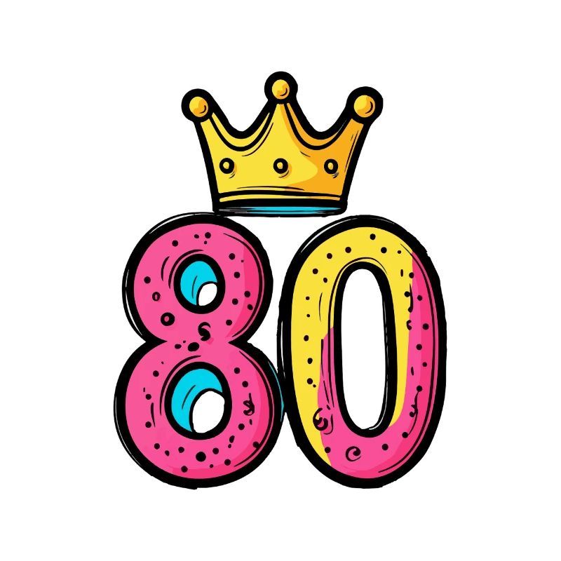 80 Zahl Krone