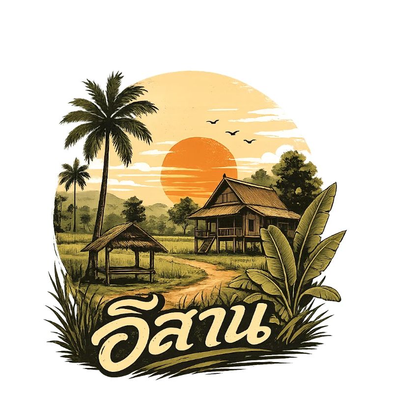 Sunset at Isaan - Thailand