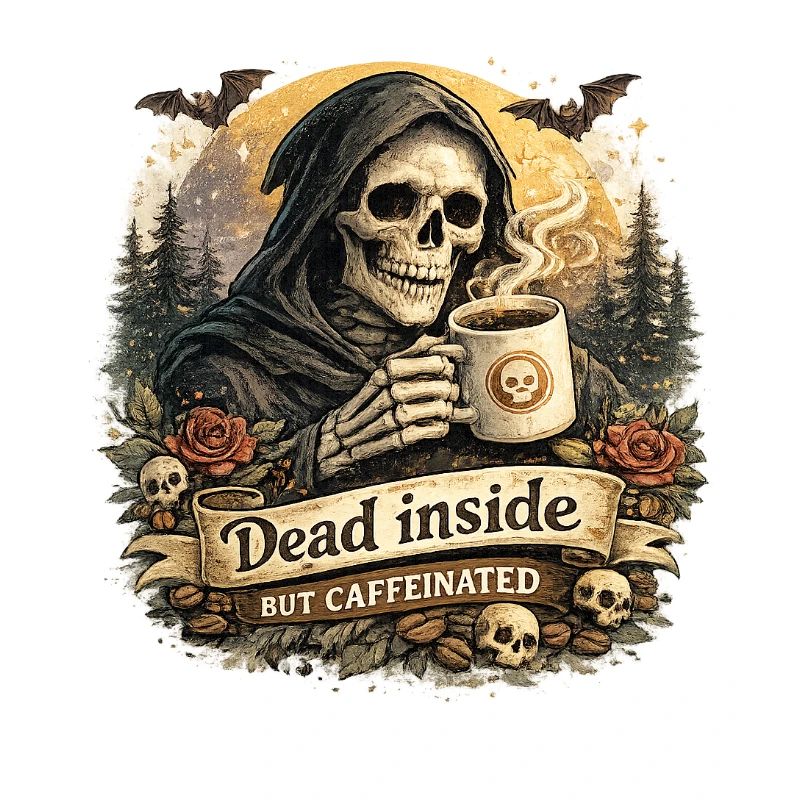 Mort et Café Caffeiné