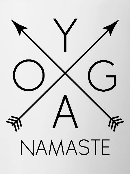 YOGA Namaste black