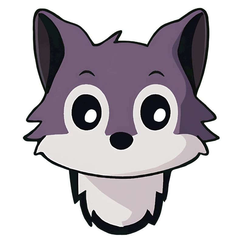 Dog Wolf Husky Head Design
