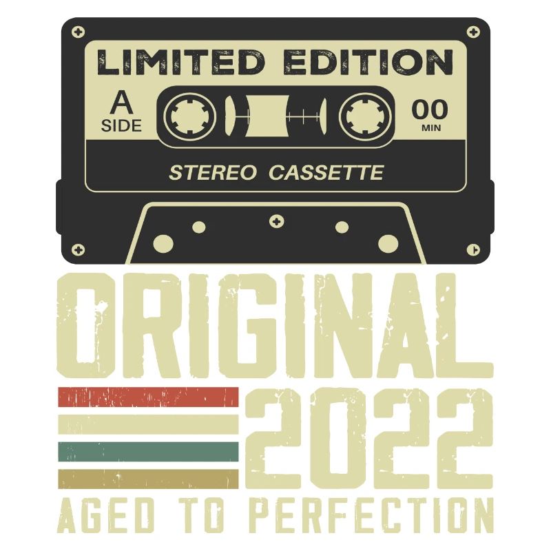 2nd Retro Style Anniversary Gift 2022