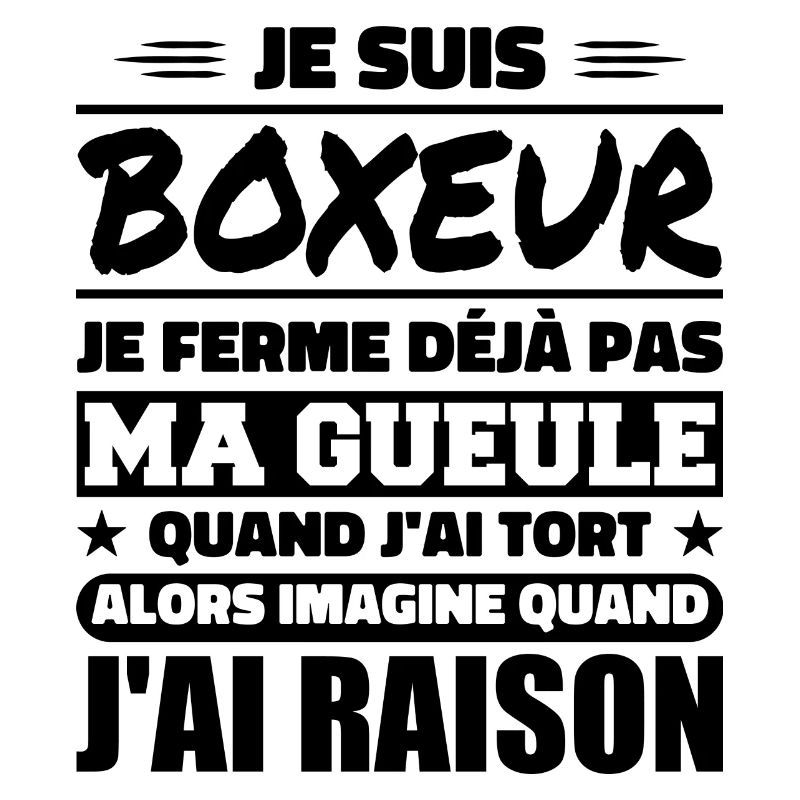 Ich bin Boxer Humor Boxen Boxer Geschenk