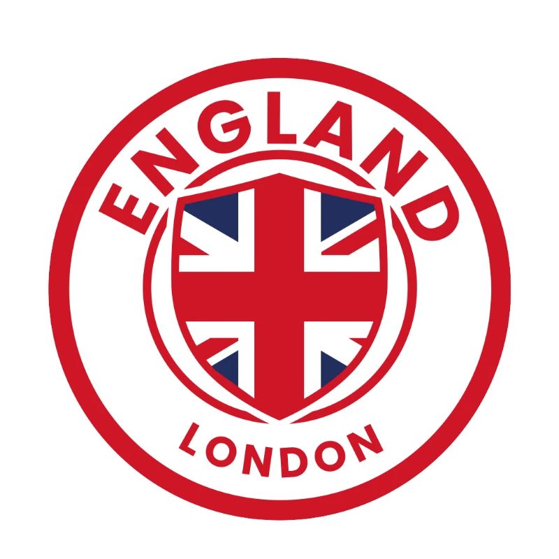 Motif du drapeau anglais de Londres