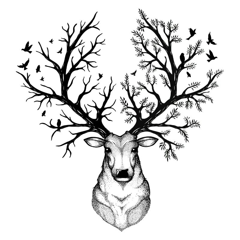 Cerf fantaisie