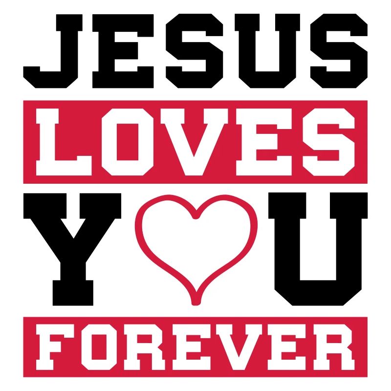 Jésus t'aime coeur