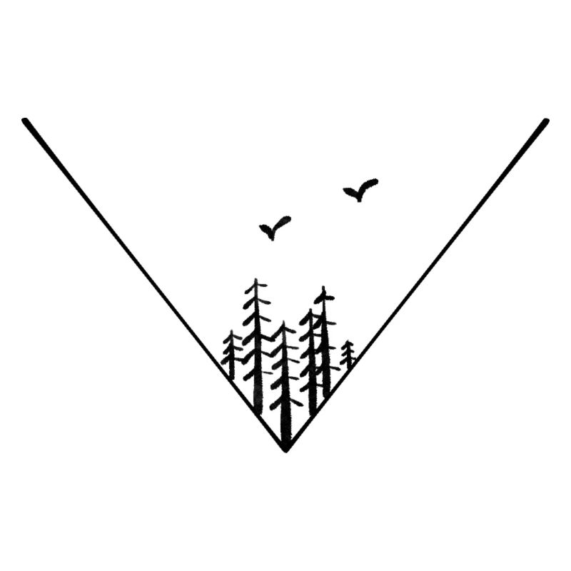 Ruhiger Wald