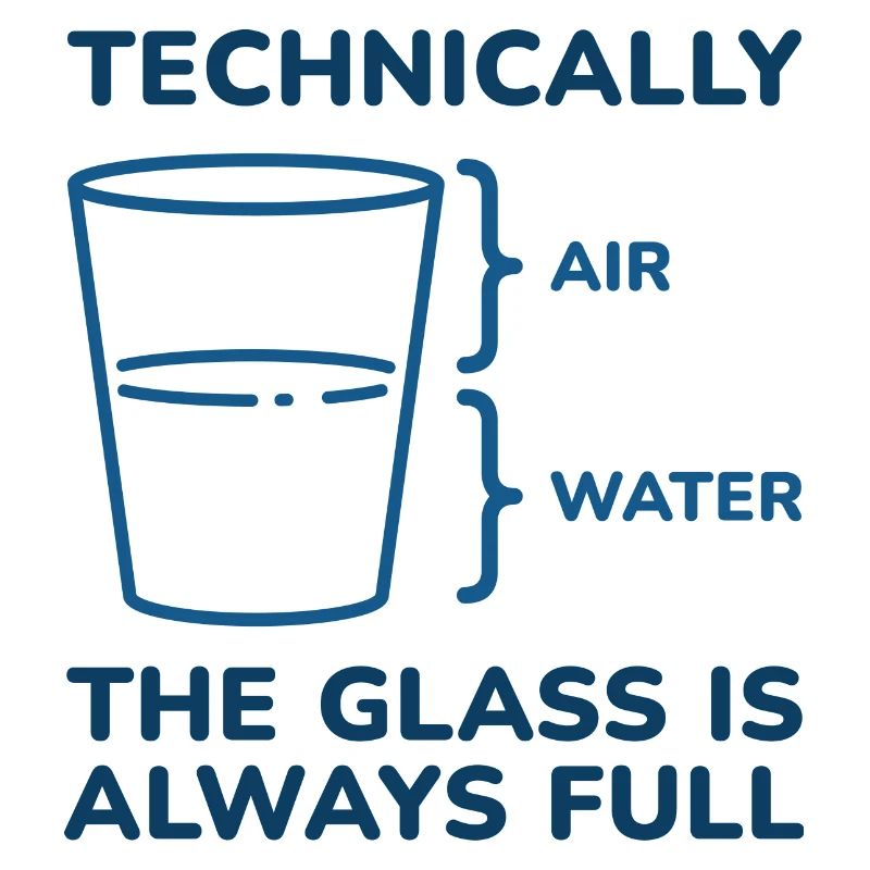 Technically The Glass Is Always Full