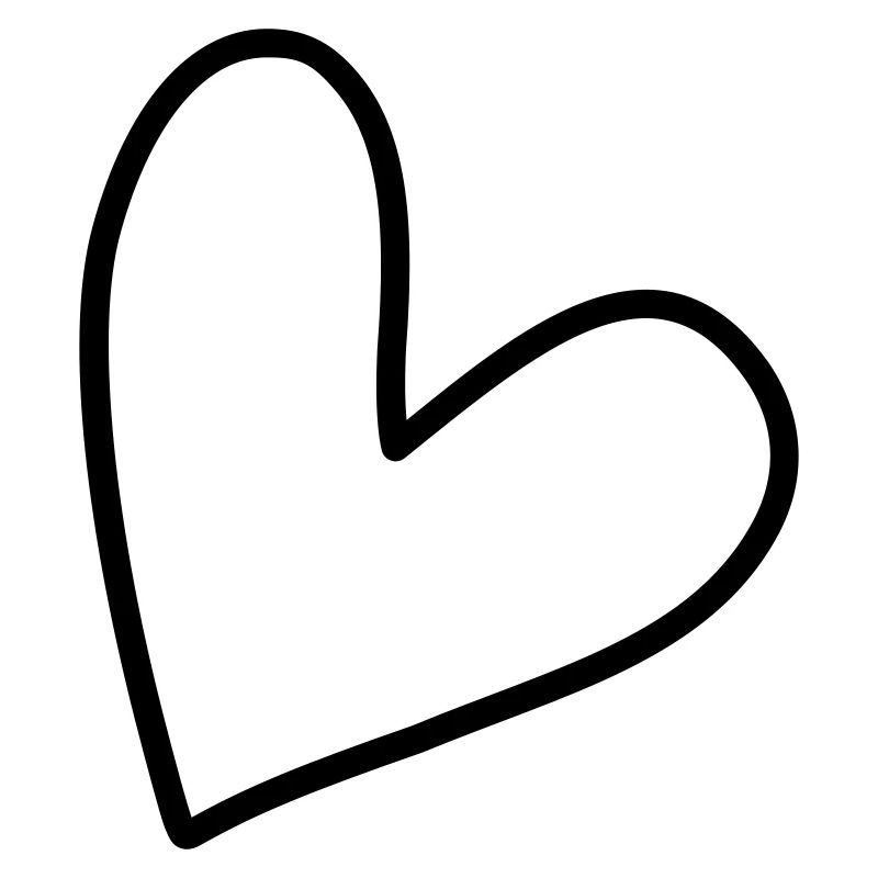 Symbole de cœur simple