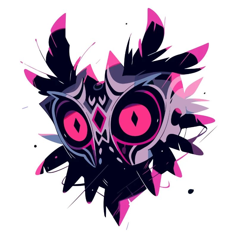 Occult Cursed Mask - Mystical Design