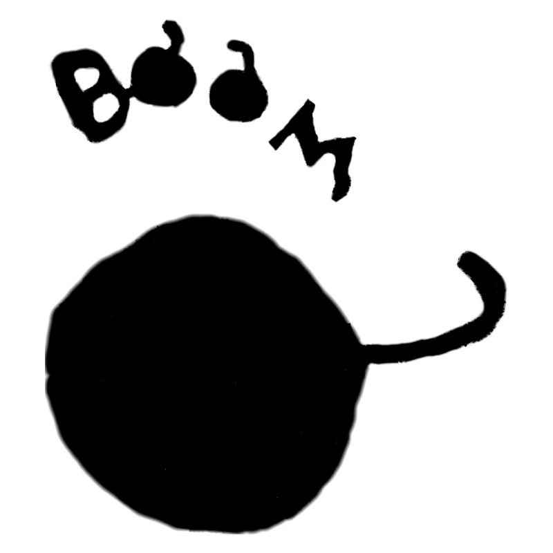 Boom Bombe schwarz