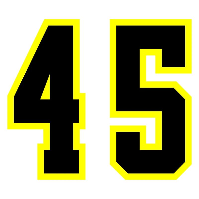 Justaucorps à 45 chiffres