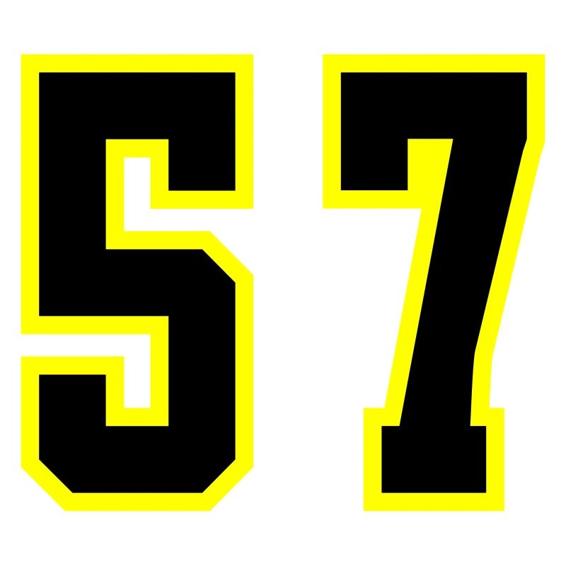 57 Number Jersey