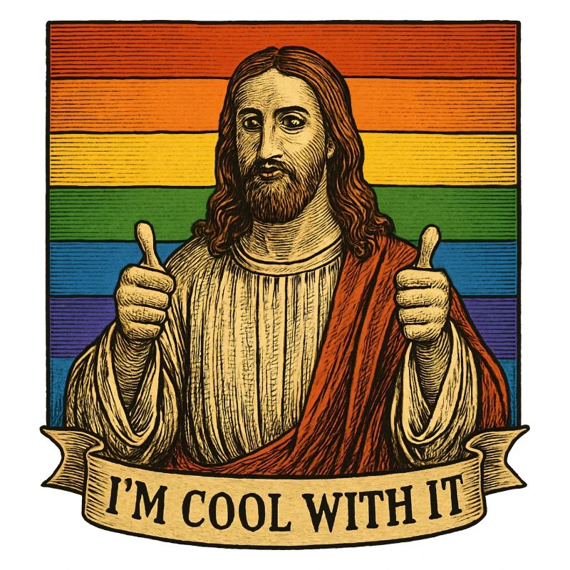 Regenbogen Jesus – I’m Cool With It