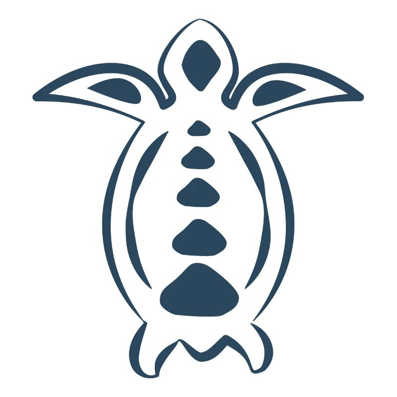 Tribal turtle tattoo