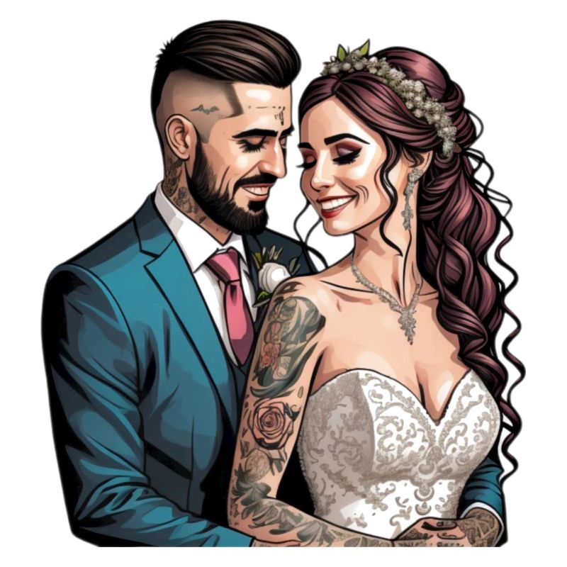Couple de tatouage