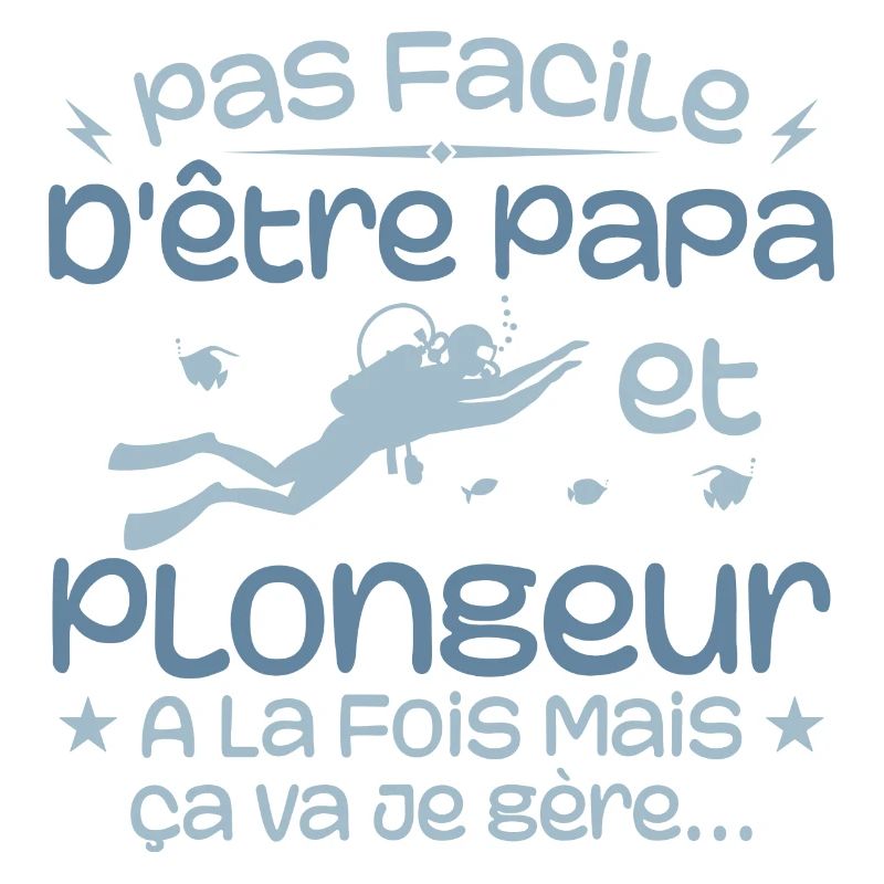 It's not easy to be a dad and a diver at the same time