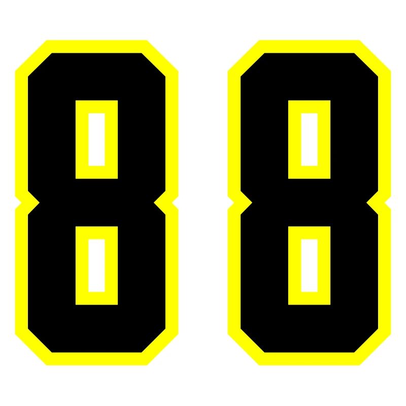 Maillot à numéros 88