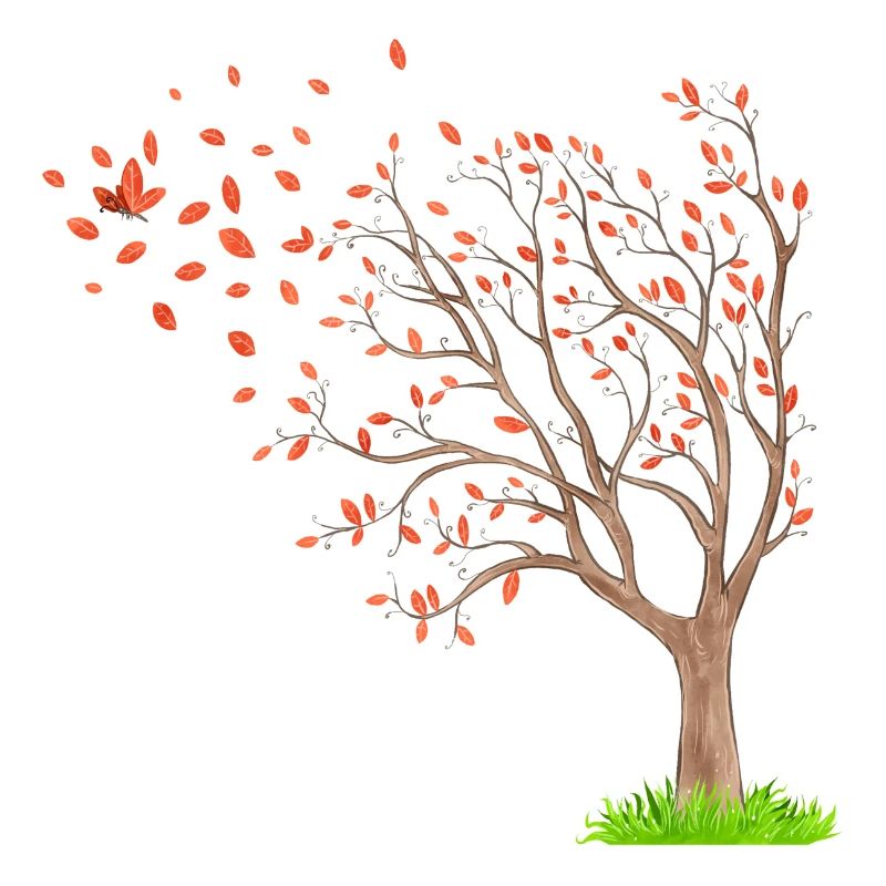 Arbre de vie et papillon