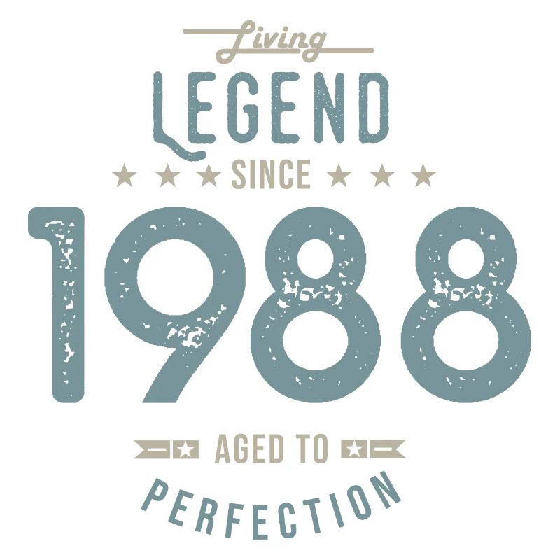 legend since 1988 33 years anniversary gift