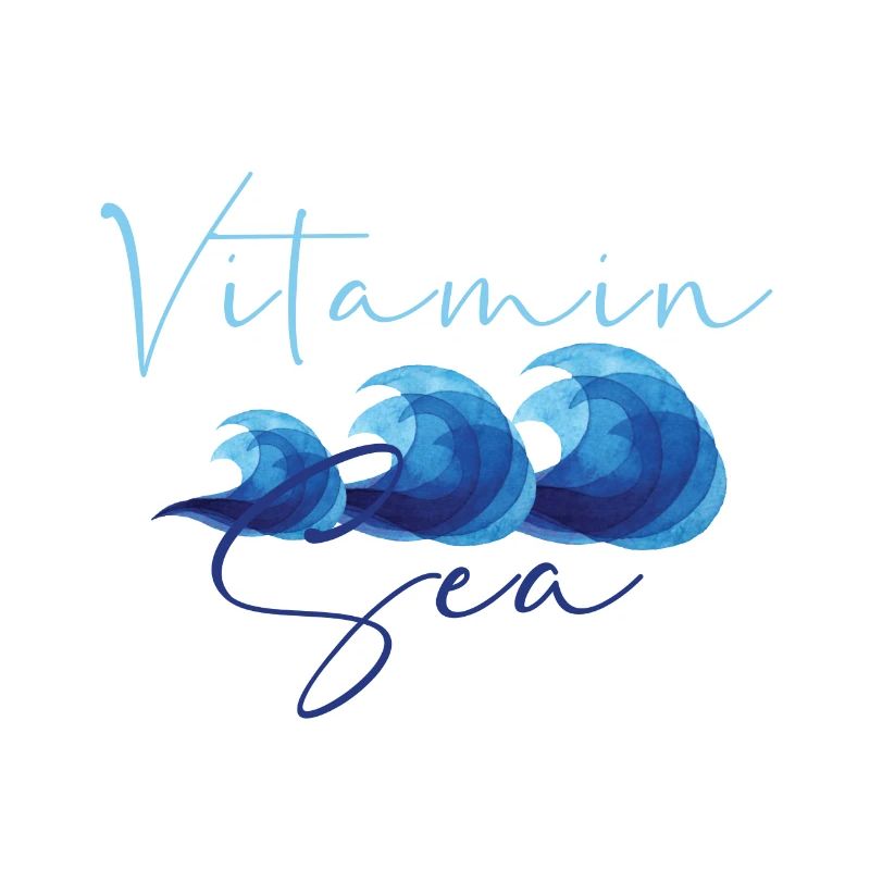vitamine mer, mer, vagues, eau, bleu