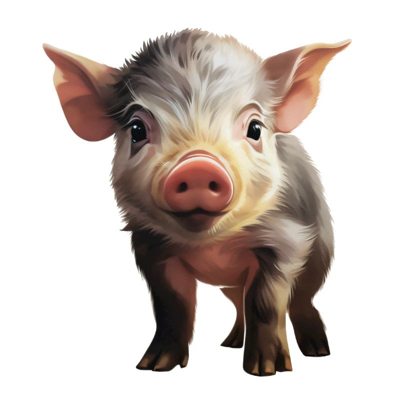 Adorable porcelet
