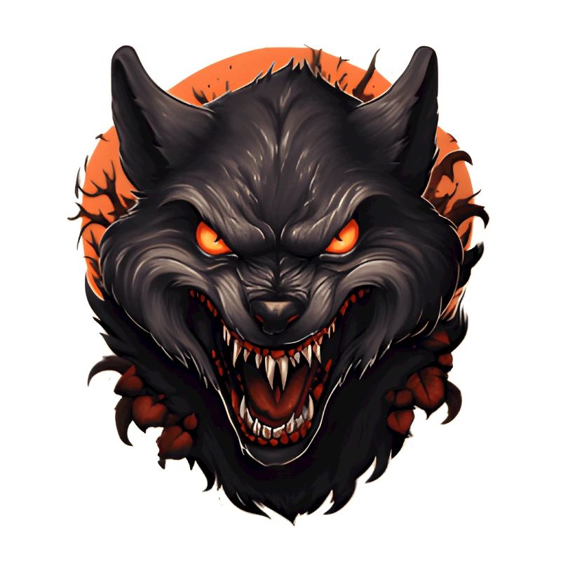 Loup-garou d’Halloween