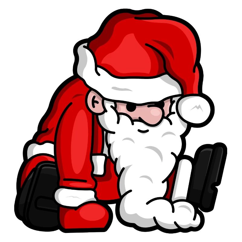 Sitting Santa Puppet
