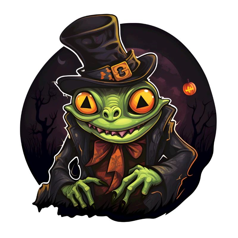 Grenouille d’Halloween