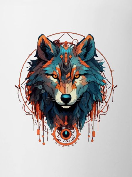Mystical Wolf Circle