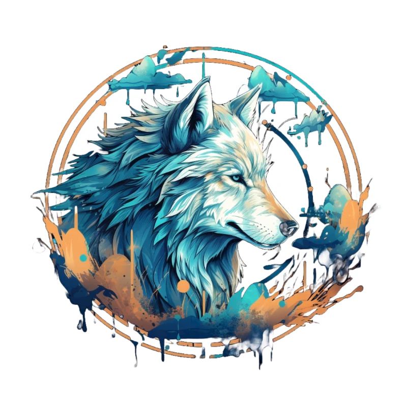 Vue géométrique du loup